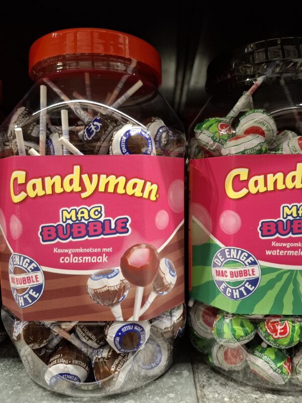 Candyman Mac Bubble Watermeloen 100 stuks