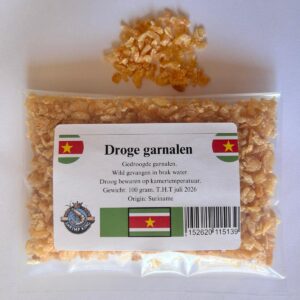 Droge Garnalen fijn 100 gram (wit bere)