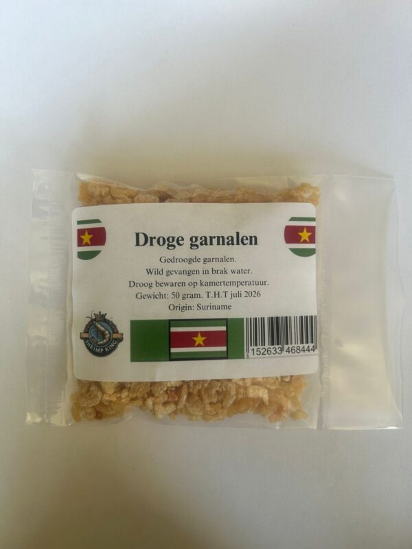 Droge Garnalen fijn 50 gram (wit bere)