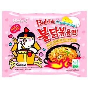 Samyang Buldak Noodles Carbonara