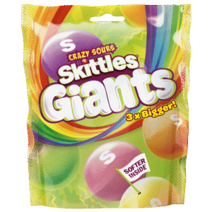 Skittles Giants crazy sour