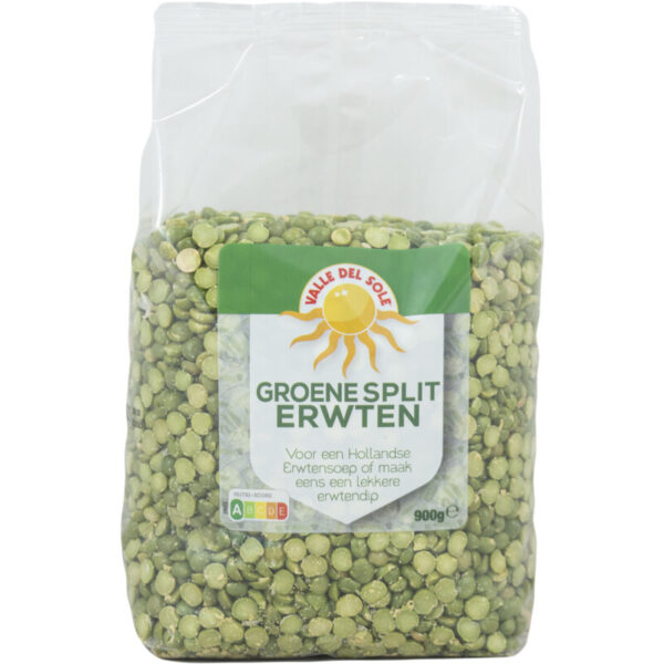 Groene split erwten