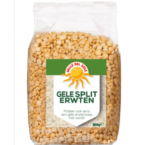 Gele split erwten
